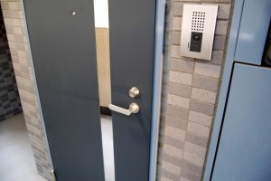 玄関のドアノブ