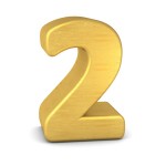 数秘術の運命数「2」のイメージ
