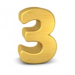 数秘術の運命数「3」のイメージ