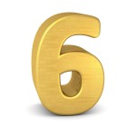数秘術の運命数「6」のイメージ
