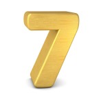 数秘術の運命数「7」のイメージ