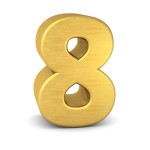 数秘術の運命数「8」のイメージ